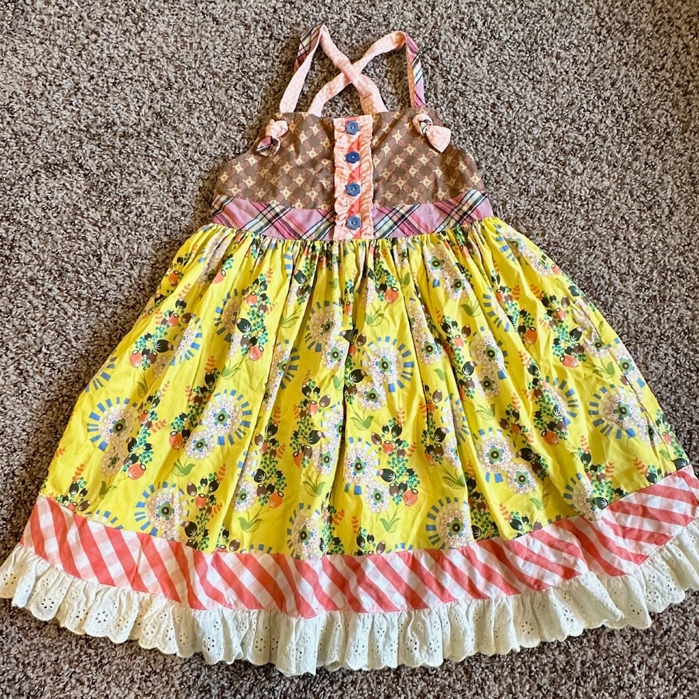 NWT Matilda Jane Perfect Day Knot Dress - girls sz 8